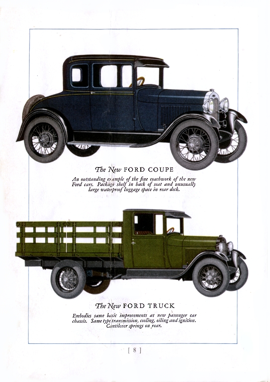 1928 Ford Brochure Page 1